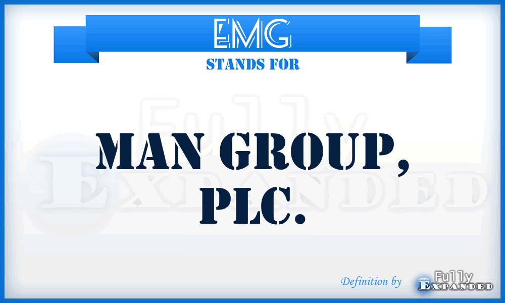 EMG - Man Group, PLC.