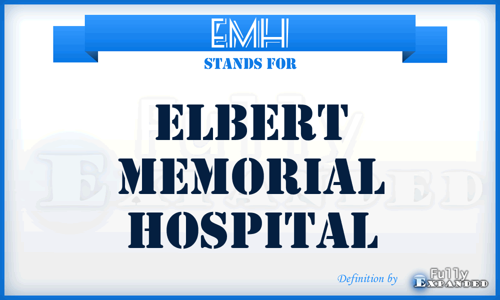 EMH - Elbert Memorial Hospital