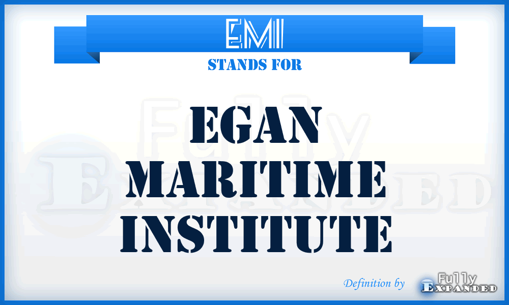 EMI - Egan Maritime Institute