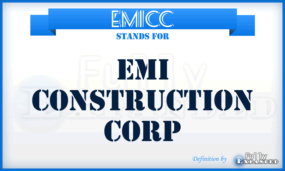 EMICC - EMI Construction Corp