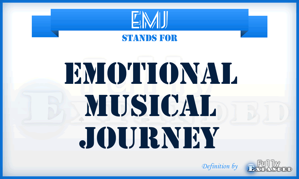 EMJ - Emotional Musical Journey