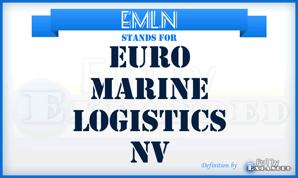 EMLN - Euro Marine Logistics Nv