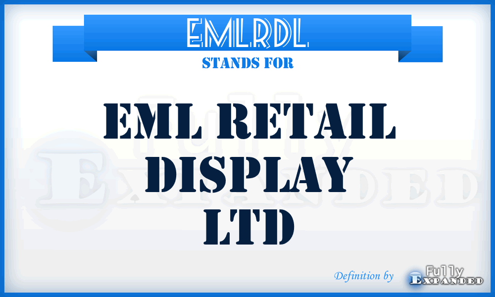 EMLRDL - EML Retail Display Ltd