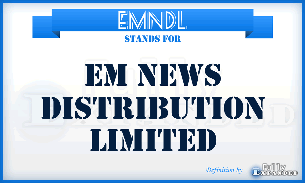 EMNDL - EM News Distribution Limited