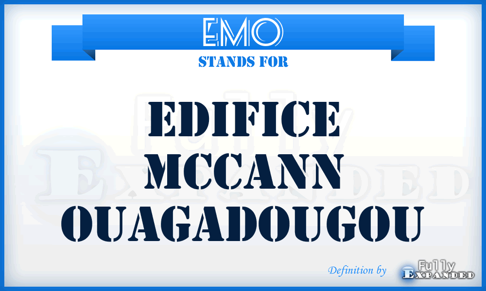 EMO - Edifice Mccann Ouagadougou