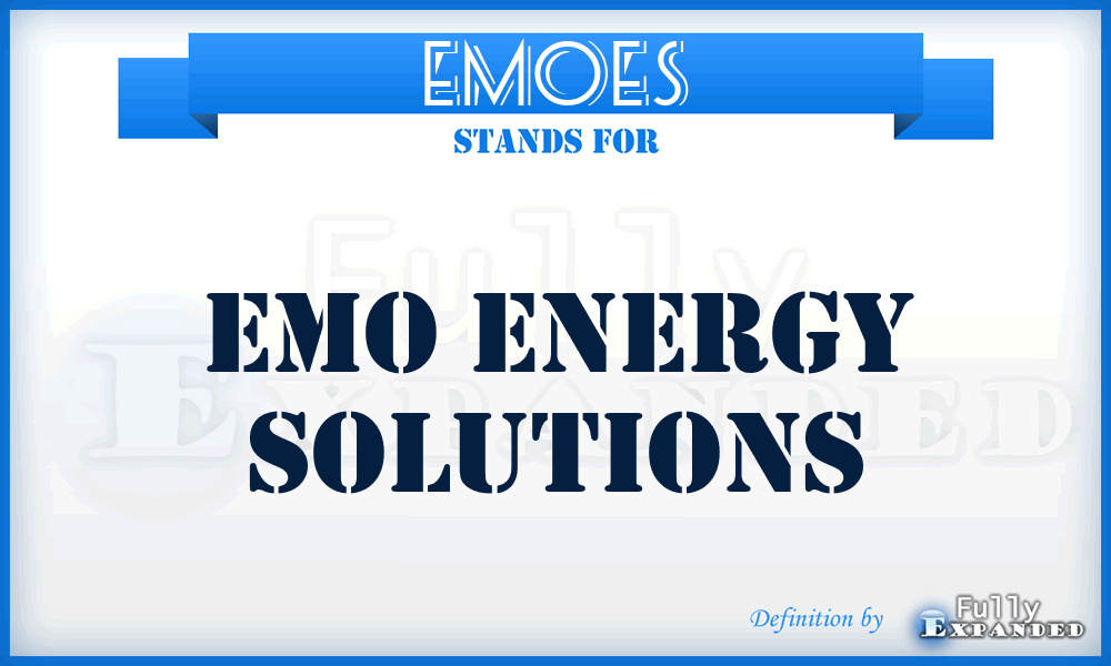 EMOES - EMO Energy Solutions