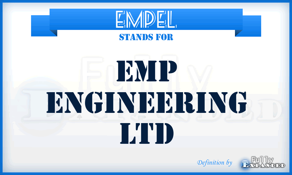 EMPEL - EMP Engineering Ltd