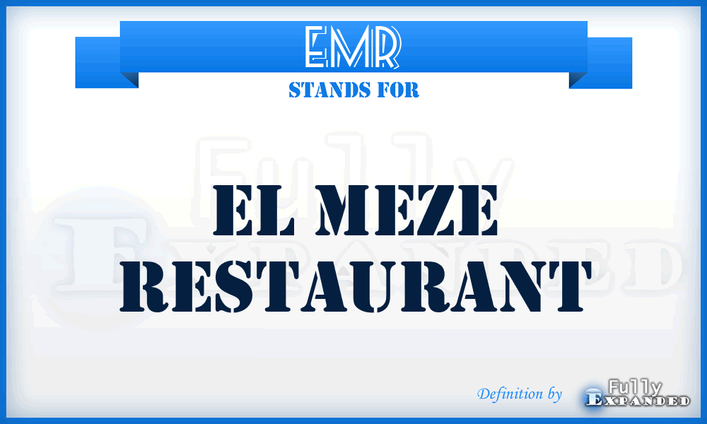 EMR - El Meze Restaurant