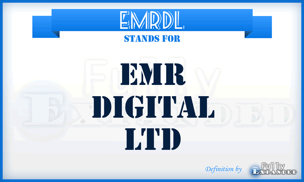 EMRDL - EMR Digital Ltd