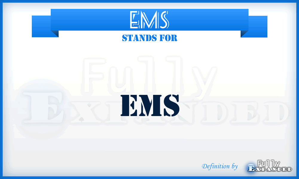 EMS - EMS