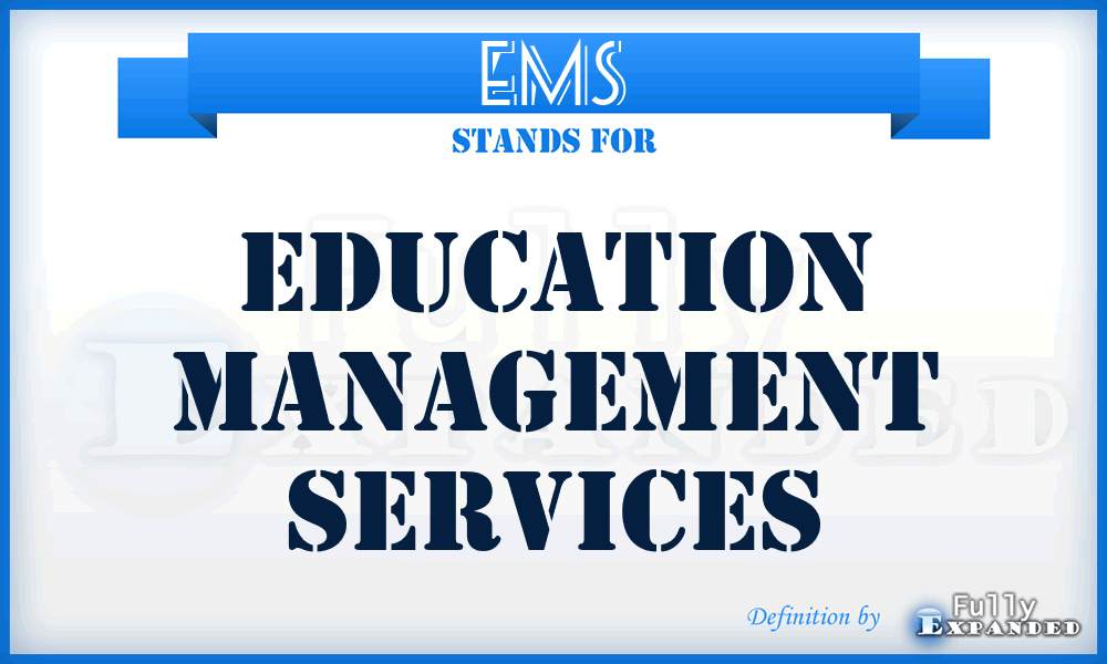 EMS - Education Management Services