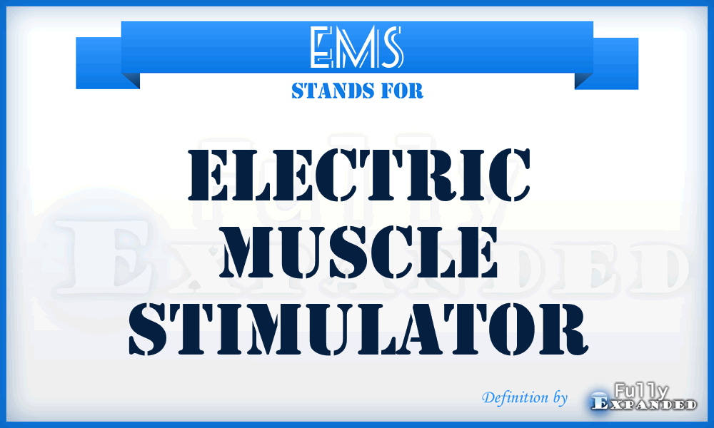 EMS - Electric Muscle Stimulator