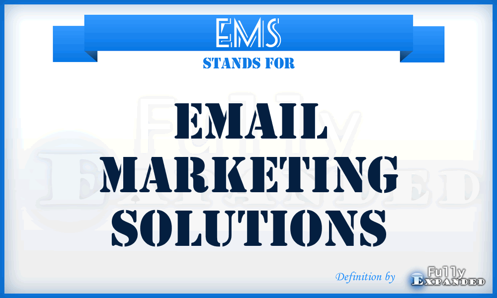 EMS - Email Marketing Solutions