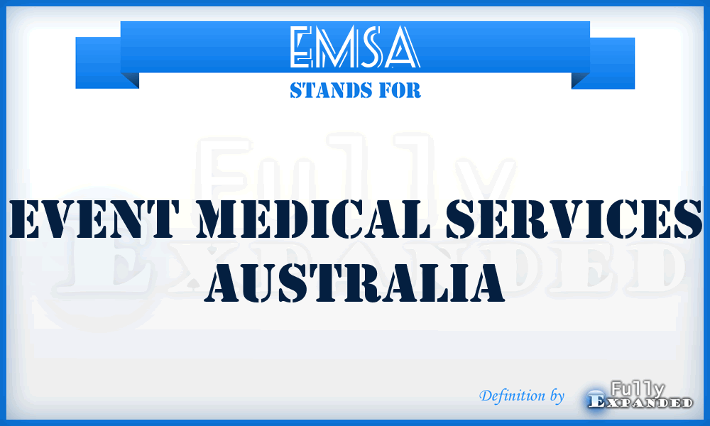 EMSA - Event Medical Services Australia