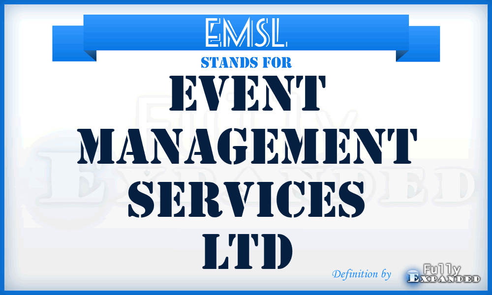 EMSL - Event Management Services Ltd