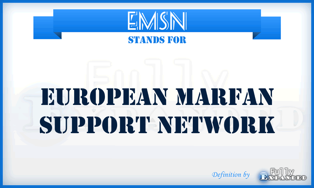 EMSN - European Marfan Support Network