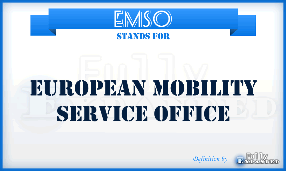 EMSO - European Mobility Service Office