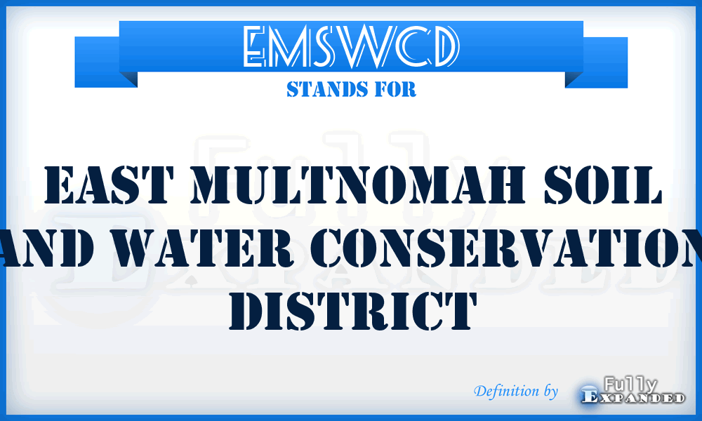EMSWCD - East Multnomah Soil and Water Conservation District