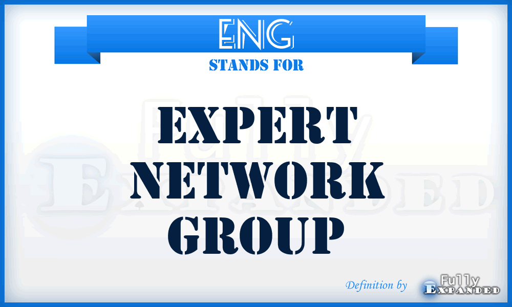 ENG - Expert Network Group