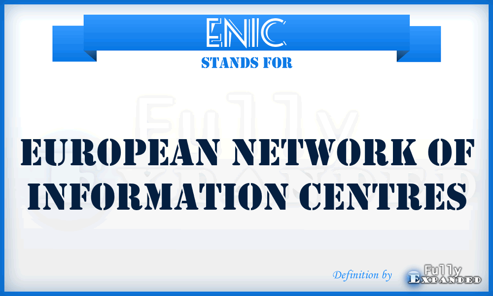ENIC - European Network Of Information Centres