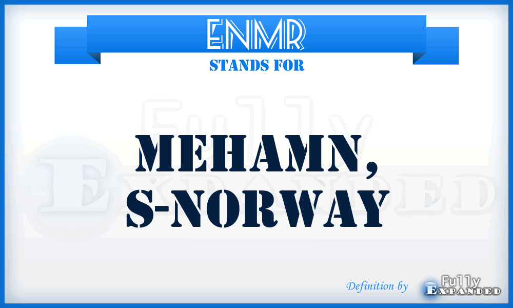 ENMR - Mehamn, S-Norway