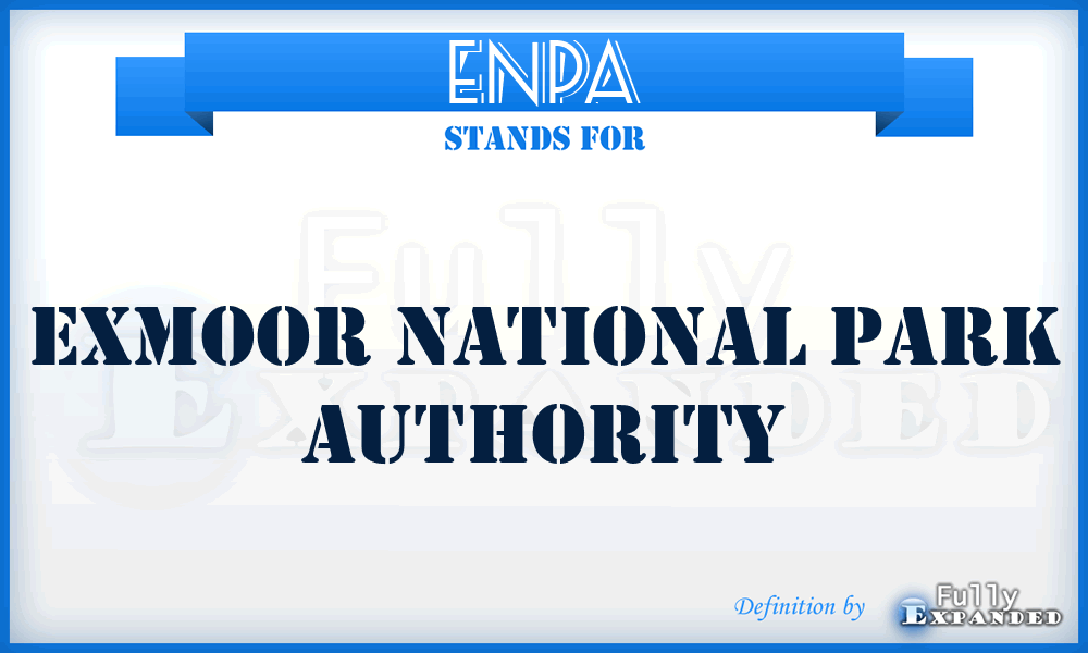 ENPA - Exmoor National Park Authority