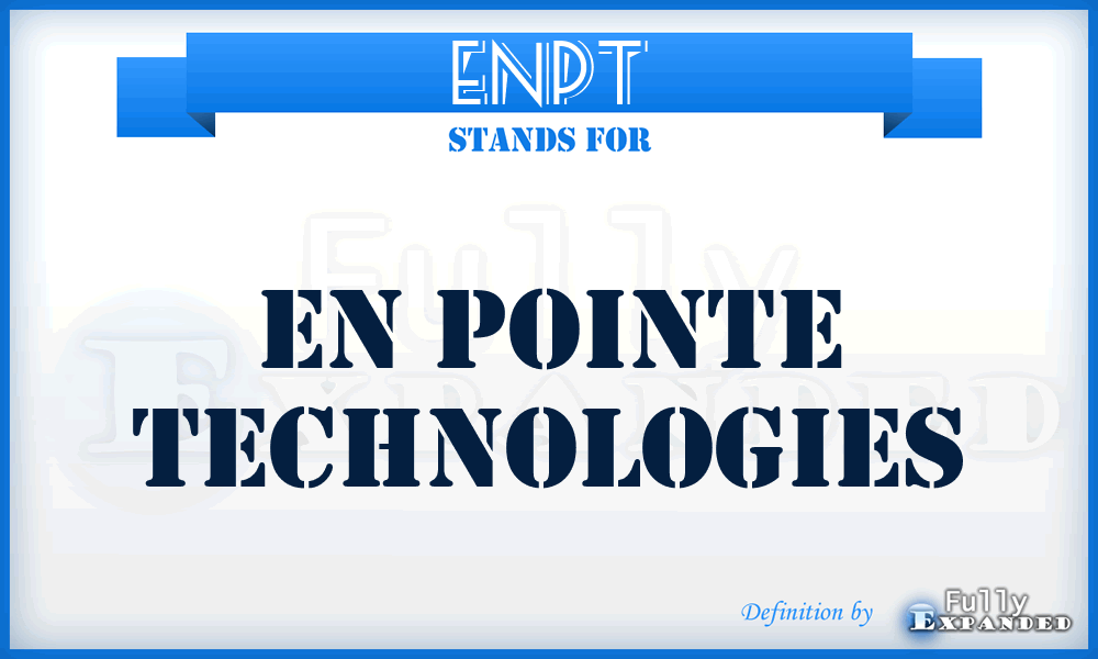 ENPT - EN Pointe Technologies