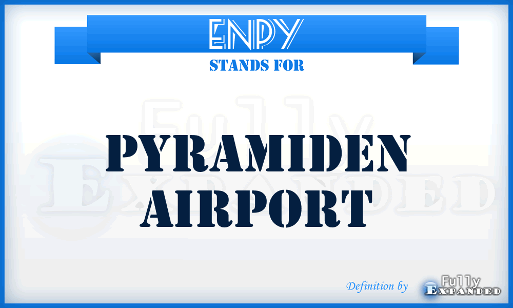 ENPY - Pyramiden airport
