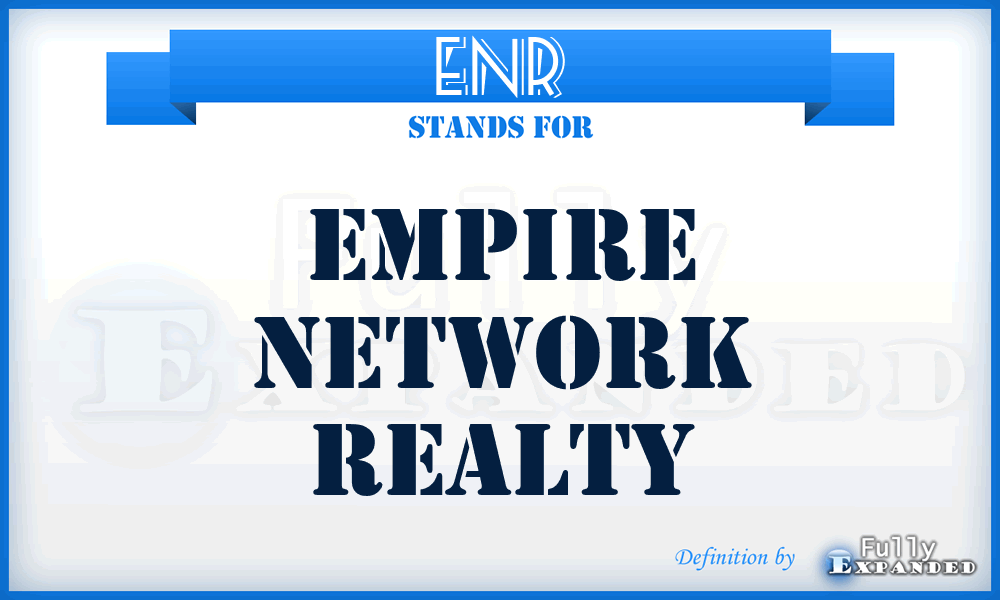 ENR - Empire Network Realty