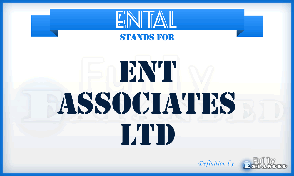 ENTAL - ENT Associates Ltd