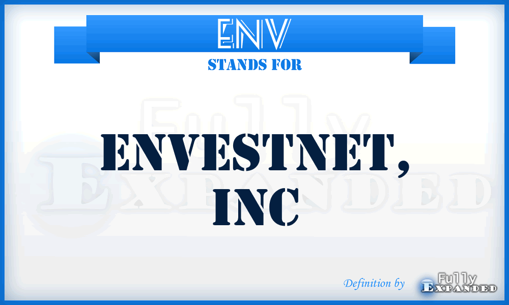 ENV - Envestnet, Inc
