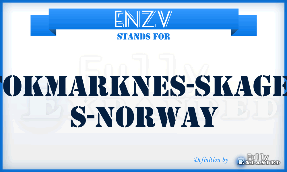 ENZV - Stokmarknes-Skagen, S-Norway