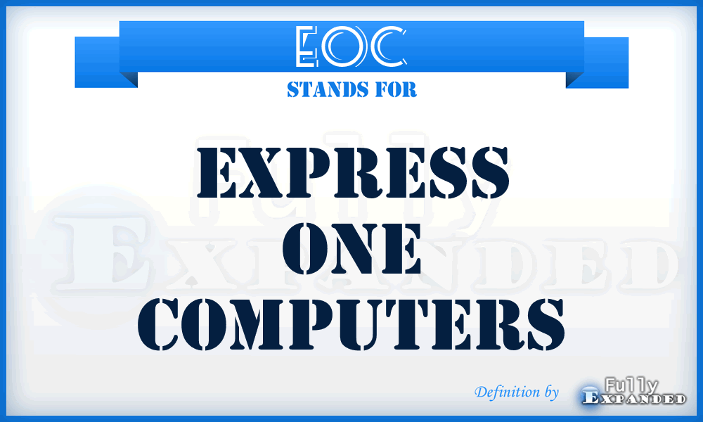 EOC - Express One Computers
