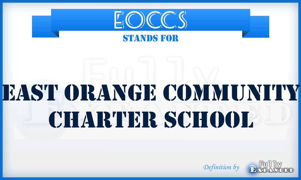 EOCCS - East Orange Community Charter School
