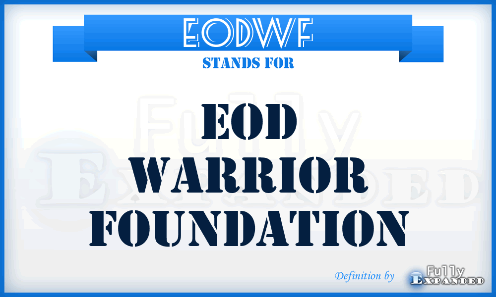 EODWF - EOD Warrior Foundation