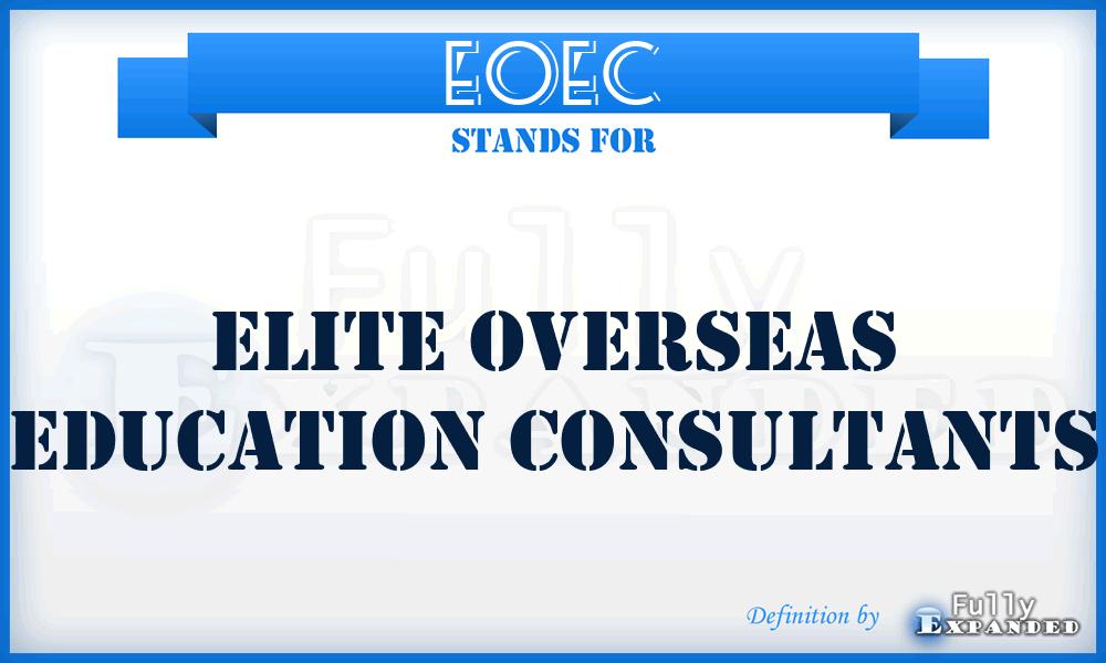 EOEC - Elite Overseas Education Consultants