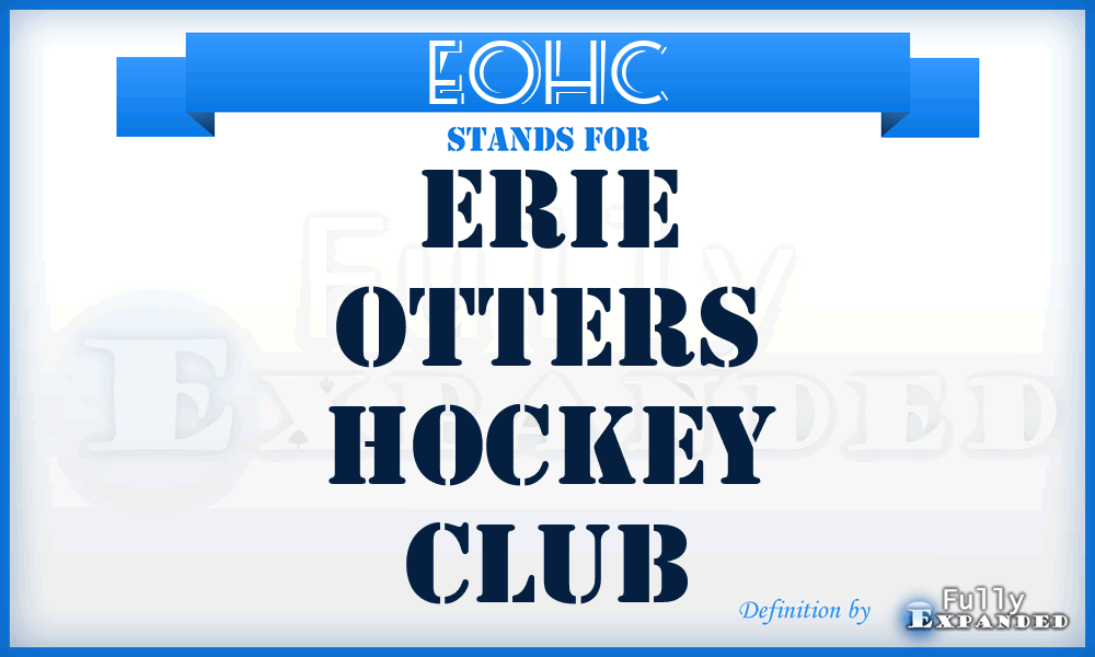 EOHC - Erie Otters Hockey Club