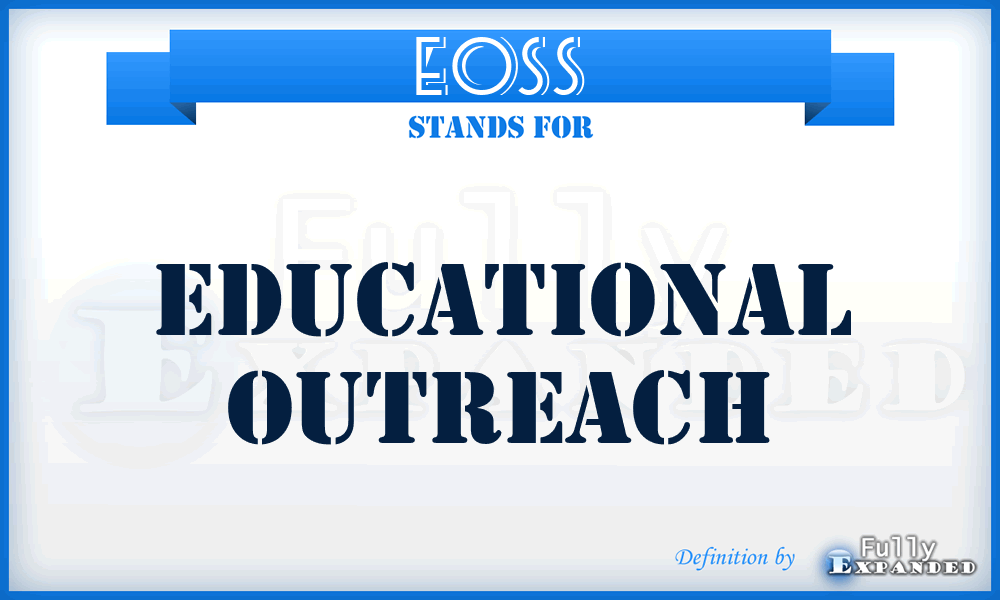 EOSS - Educational Outreach
