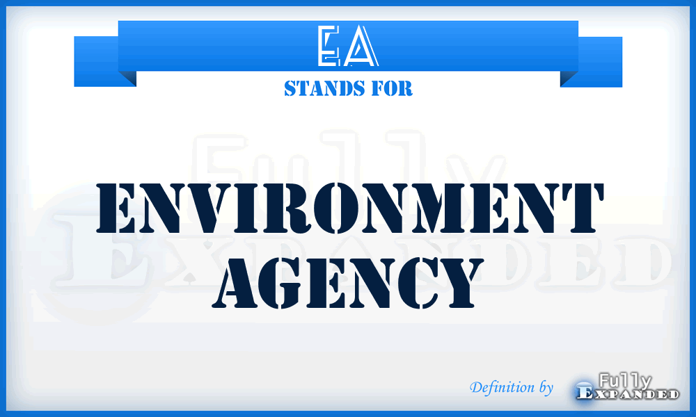 EA - Environment Agency