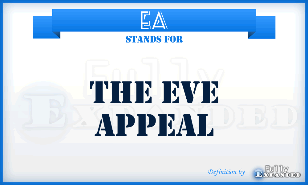 EA - The Eve Appeal