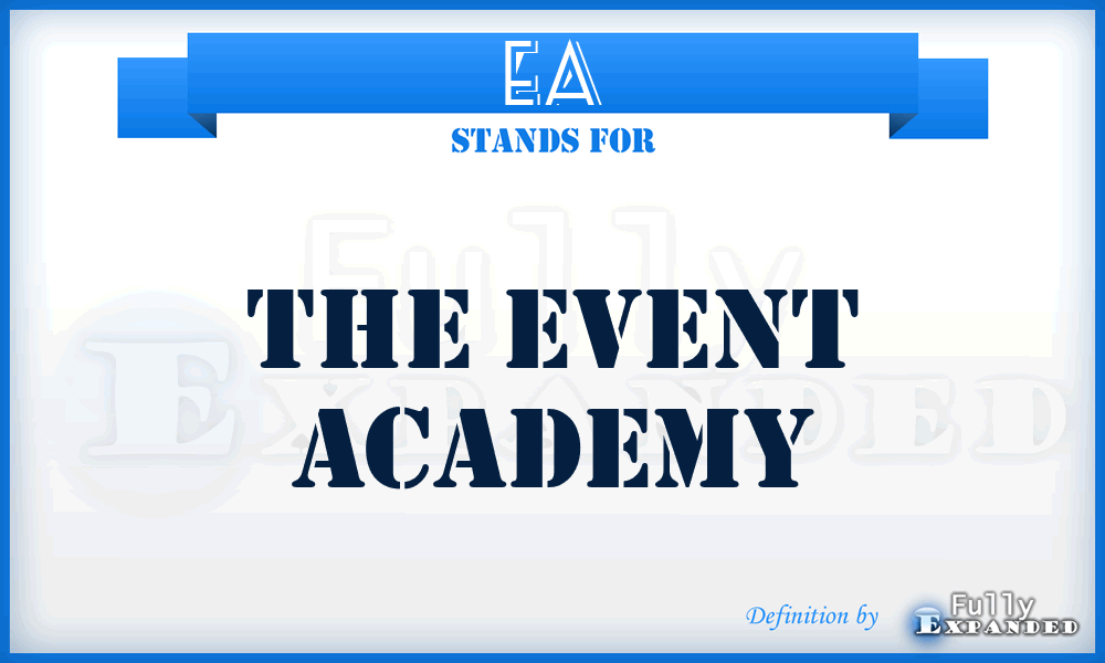 EA - The Event Academy