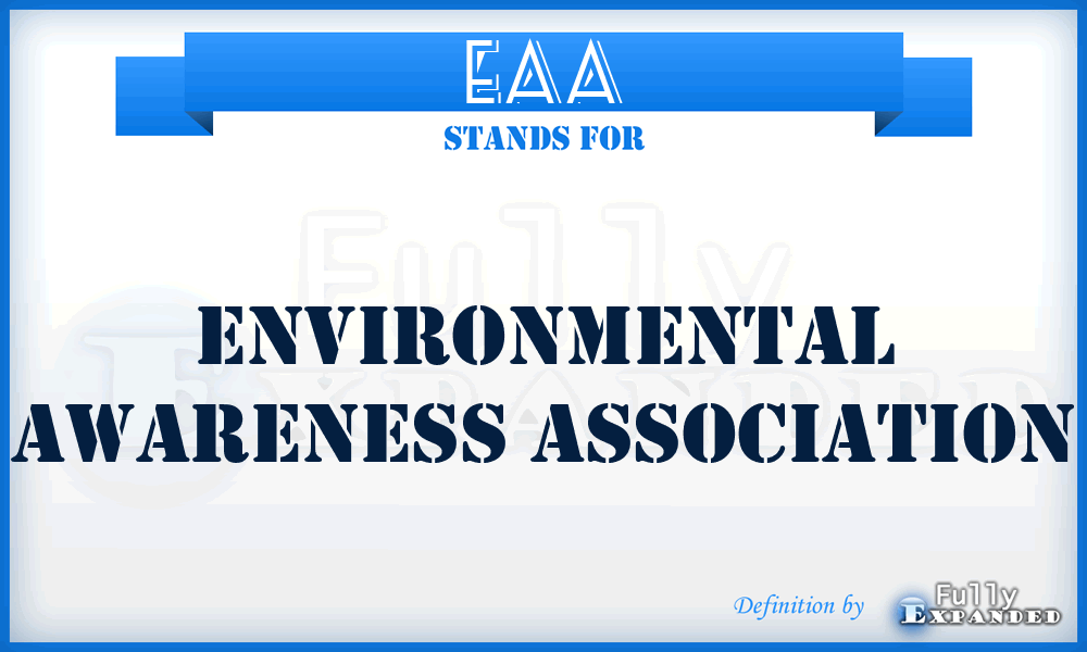 EAA - Environmental Awareness Association