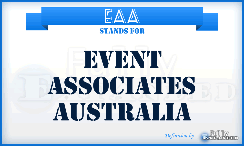 EAA - Event Associates Australia