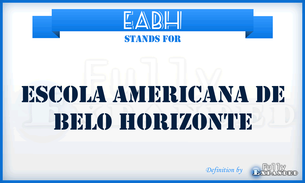EABH - Escola Americana de Belo Horizonte