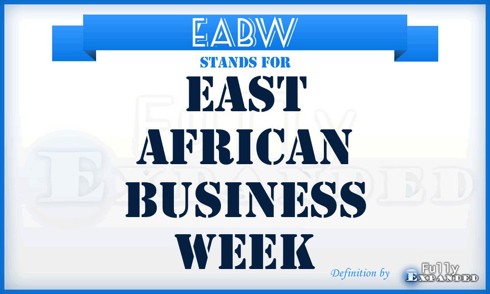 EABW - East African Business Week