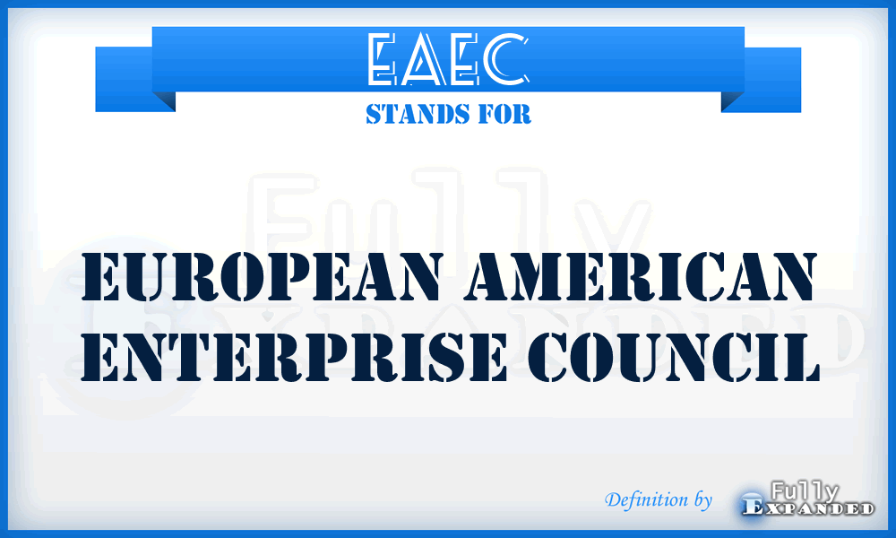 EAEC - European American Enterprise Council