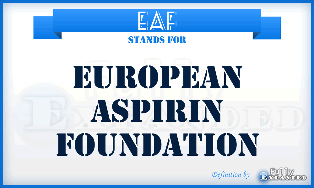 EAF - European Aspirin Foundation