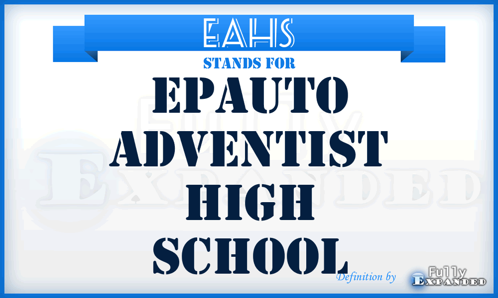 EAHS - Epauto Adventist High School