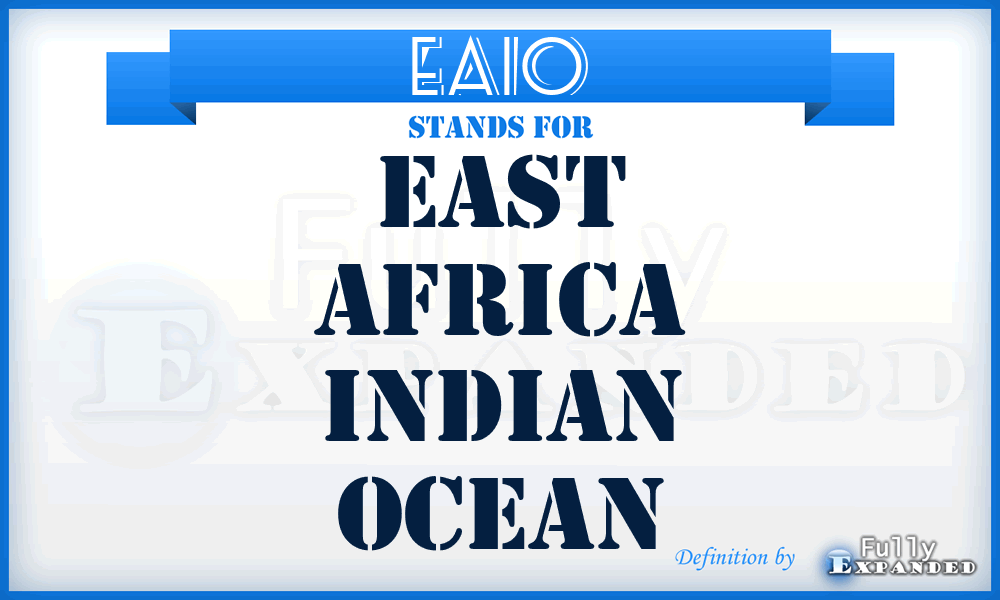 EAIO - East Africa Indian Ocean