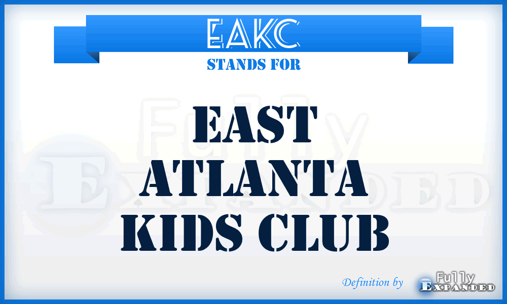 EAKC - East Atlanta Kids Club